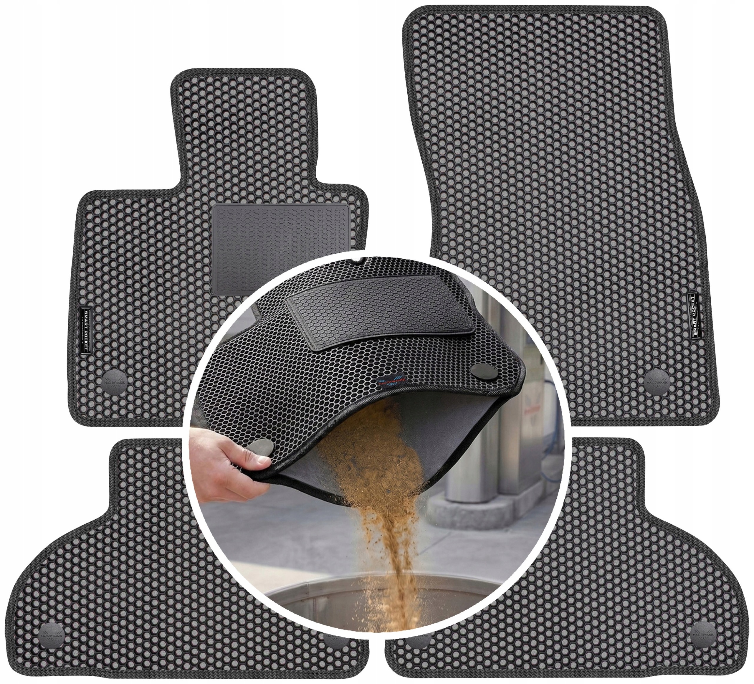 Bmw X5 F15 2013-2018 Koberce Eva Smart Pocket