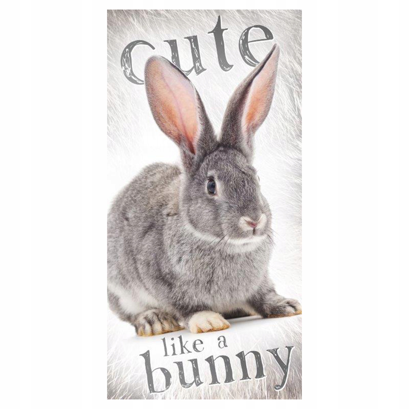 

Ręcznik kąpielowy dla dzieci 70x140 królik wild