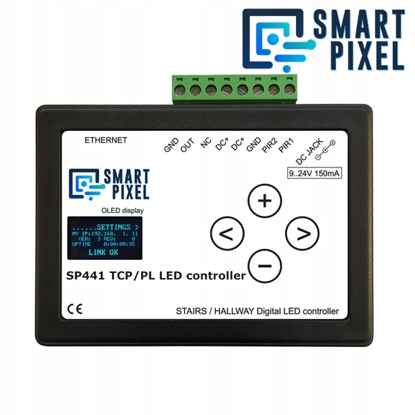 Ovládač SmartPixel sieťový schodiskový a koridorový SP441
