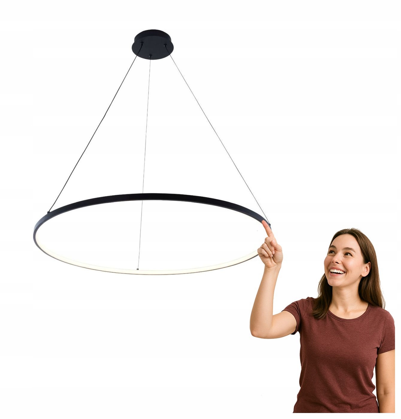 Závěsná Led lampa 36W Breno 2023201-BK80 Zuma Line