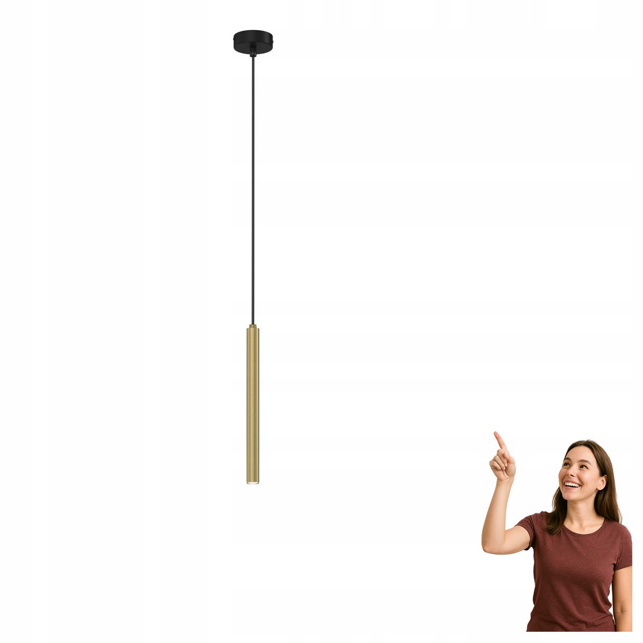 Závěsná lampa tuba Yoru 4118 Luminex