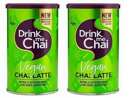 Levně Drink Me Vegan Chai Latte nápoj v prášku Bez Lepku, Přírodní 2x250 g