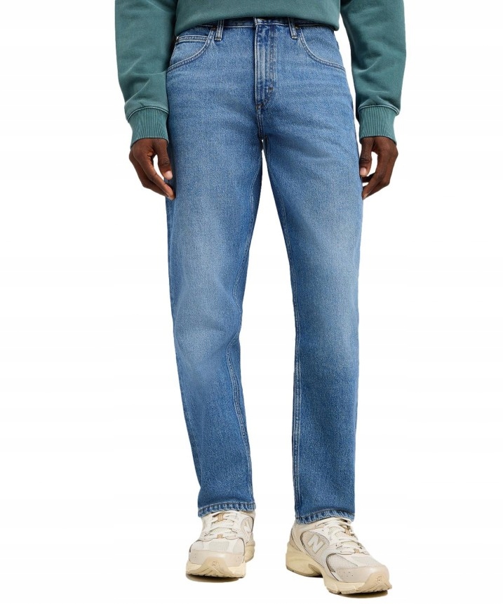 Kalhoty Lee Oscar Relaxed Tapered 112350599 Dark Days W32 L32