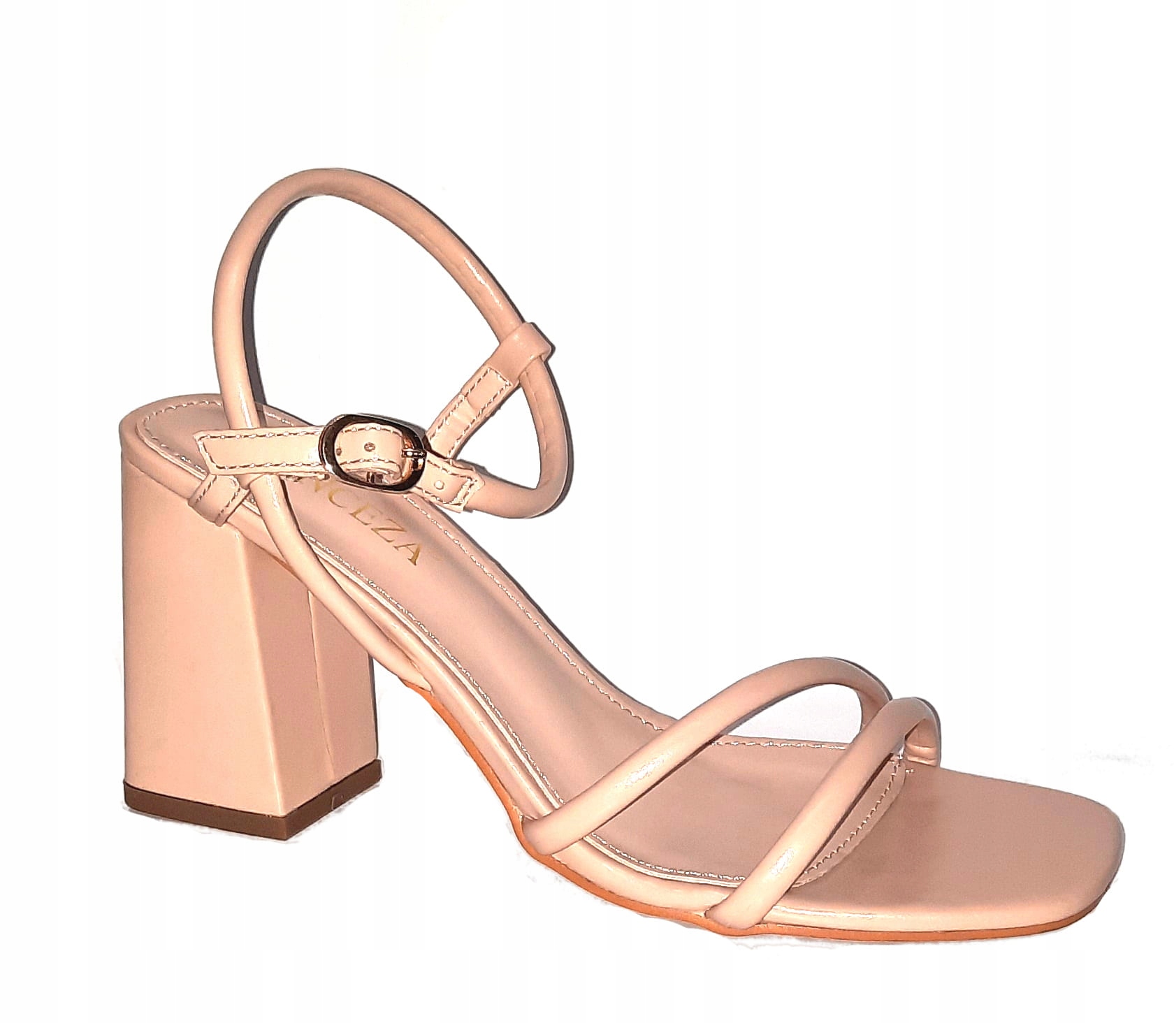 

Vinceza 20161 sandały zamszowe słupek beżowe 38