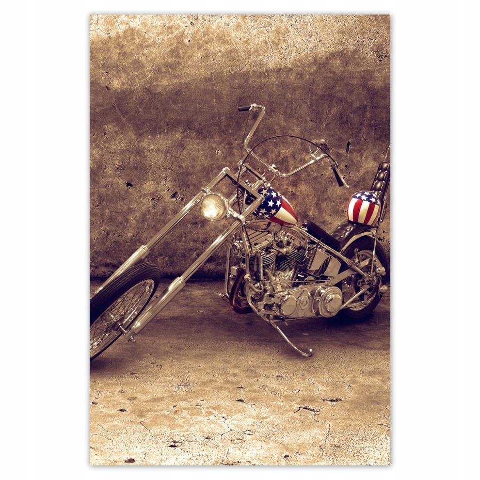 

Plakaty 40x60 Motocykl w kolorze sepii