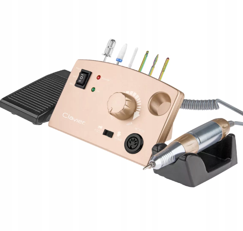 Bruska na manikúru Clavier DM-211 35W 30000 ot., zlatá