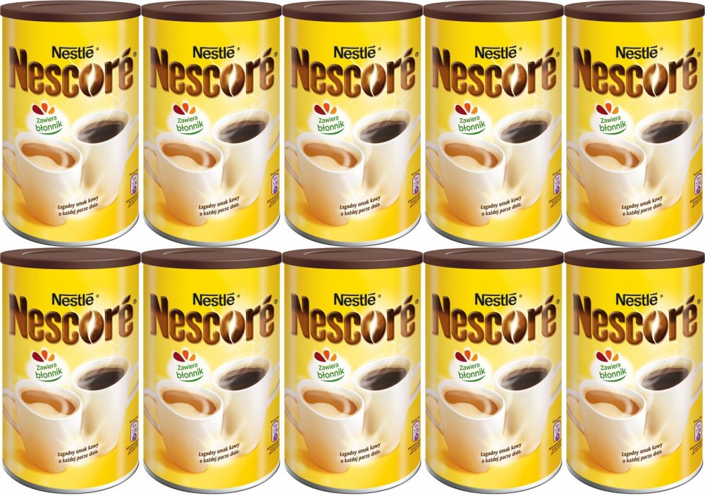 Kawa rozpuszczalna Nescore magnez puszka 260g x10