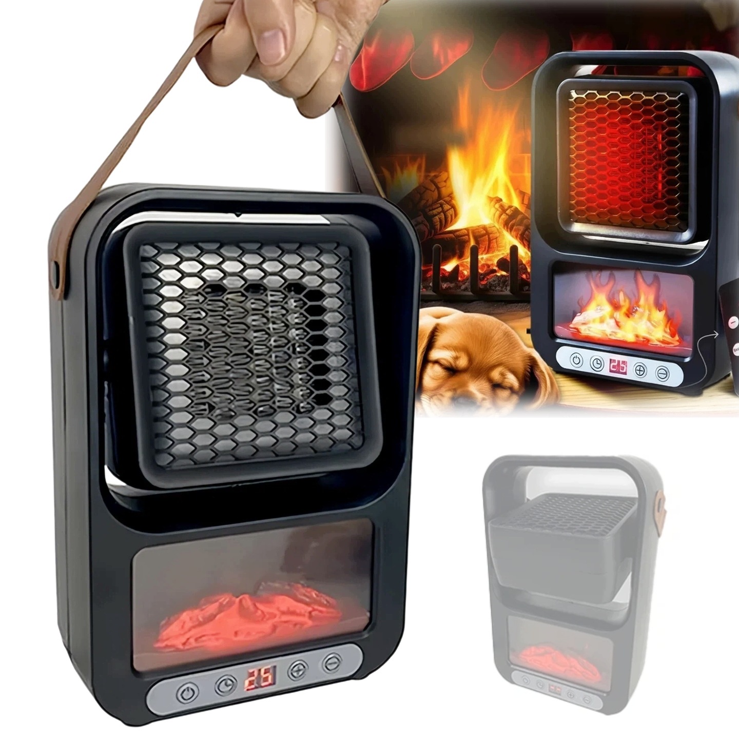 Keramický Termoventilátor, Ohřívač 2 Režimy, Topení