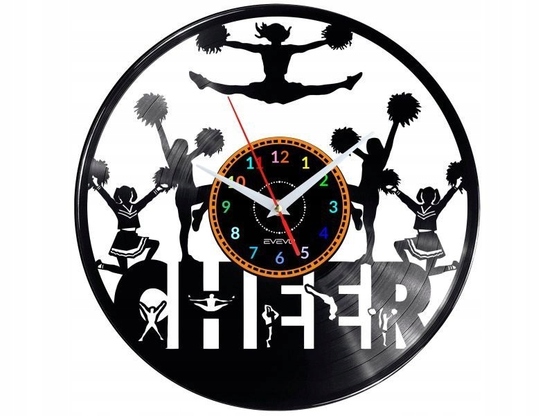 Cheer Dárek Originální dekorace do domu Hodiny z vinylové desky