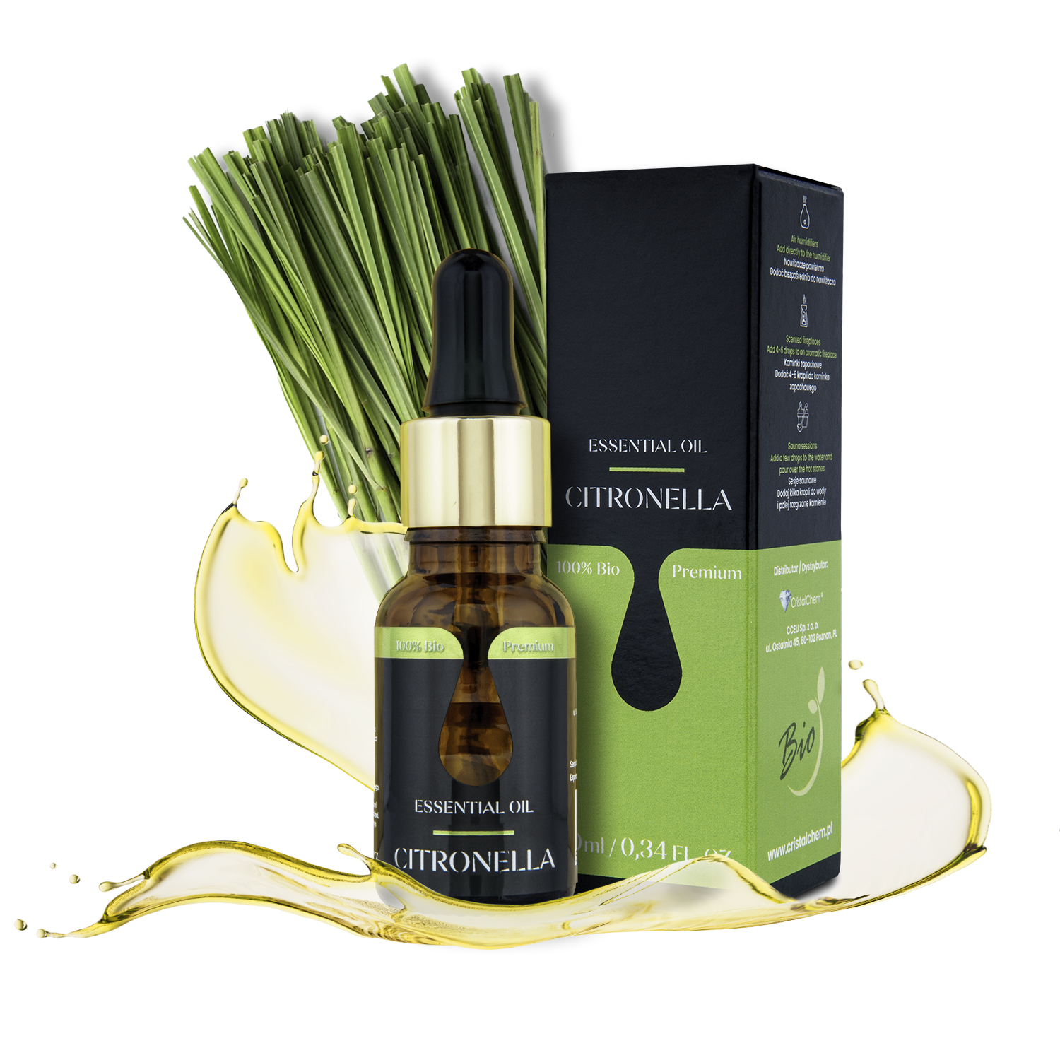 

Olejek eteryczny 10ml *Citronella*Świece zapachowe