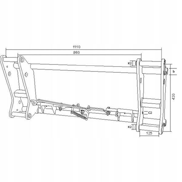 FT2065 Rama szybkowymienna Numer katalogowy części K. FT2065