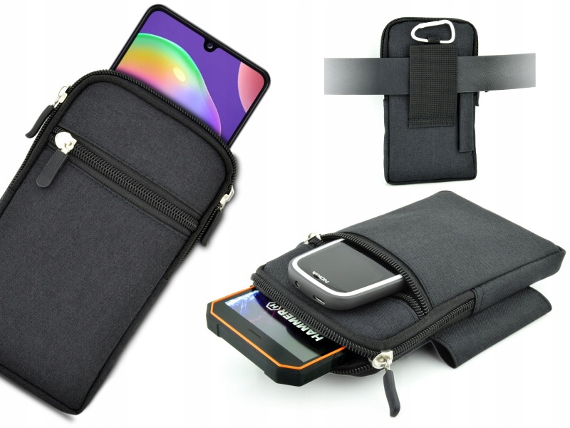 

Etui saszetka kabura do paska na telefon pancerny