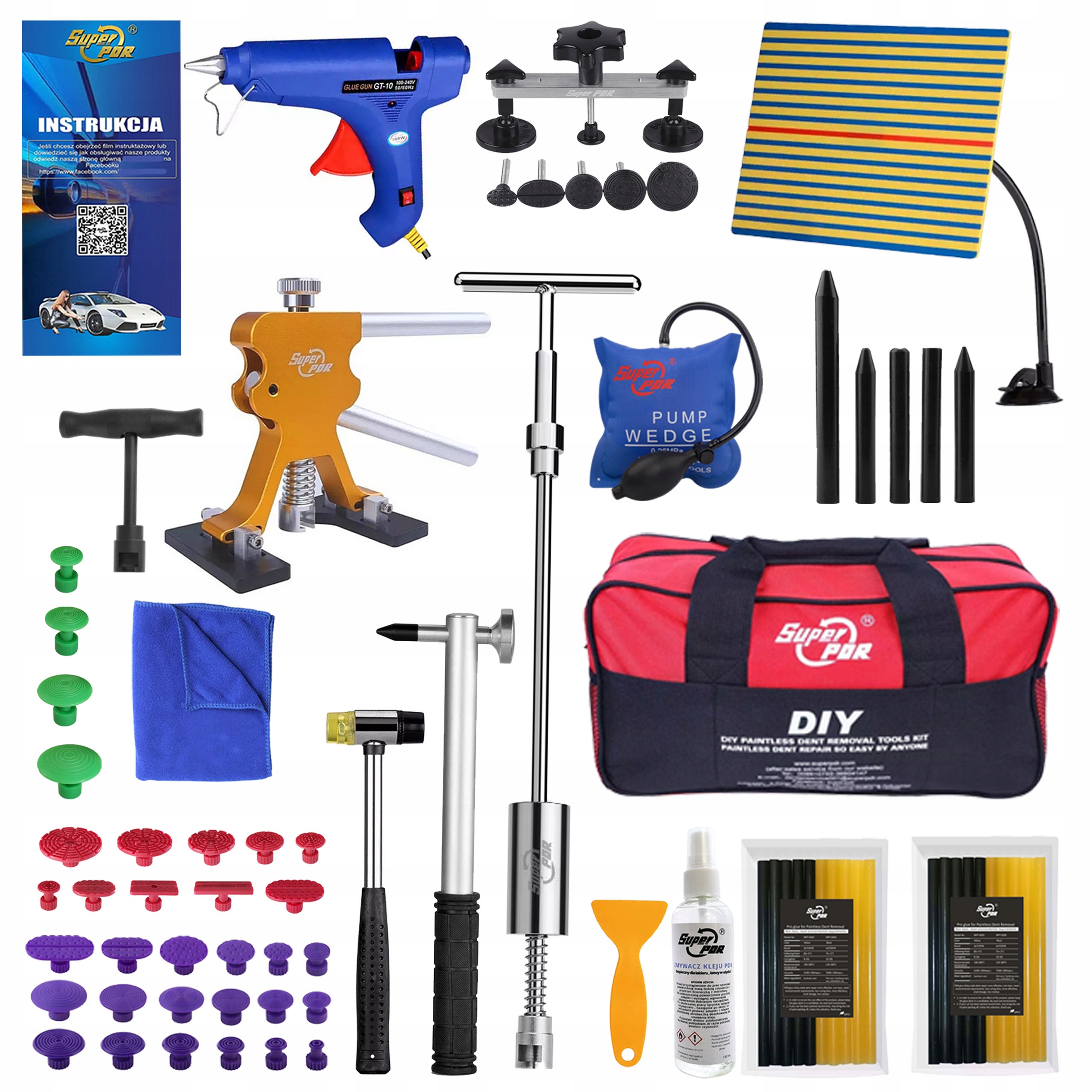 Pdr sada Sada nástrojů pro vytahování promáčklin Nástroje pro odstraňování promáčklin