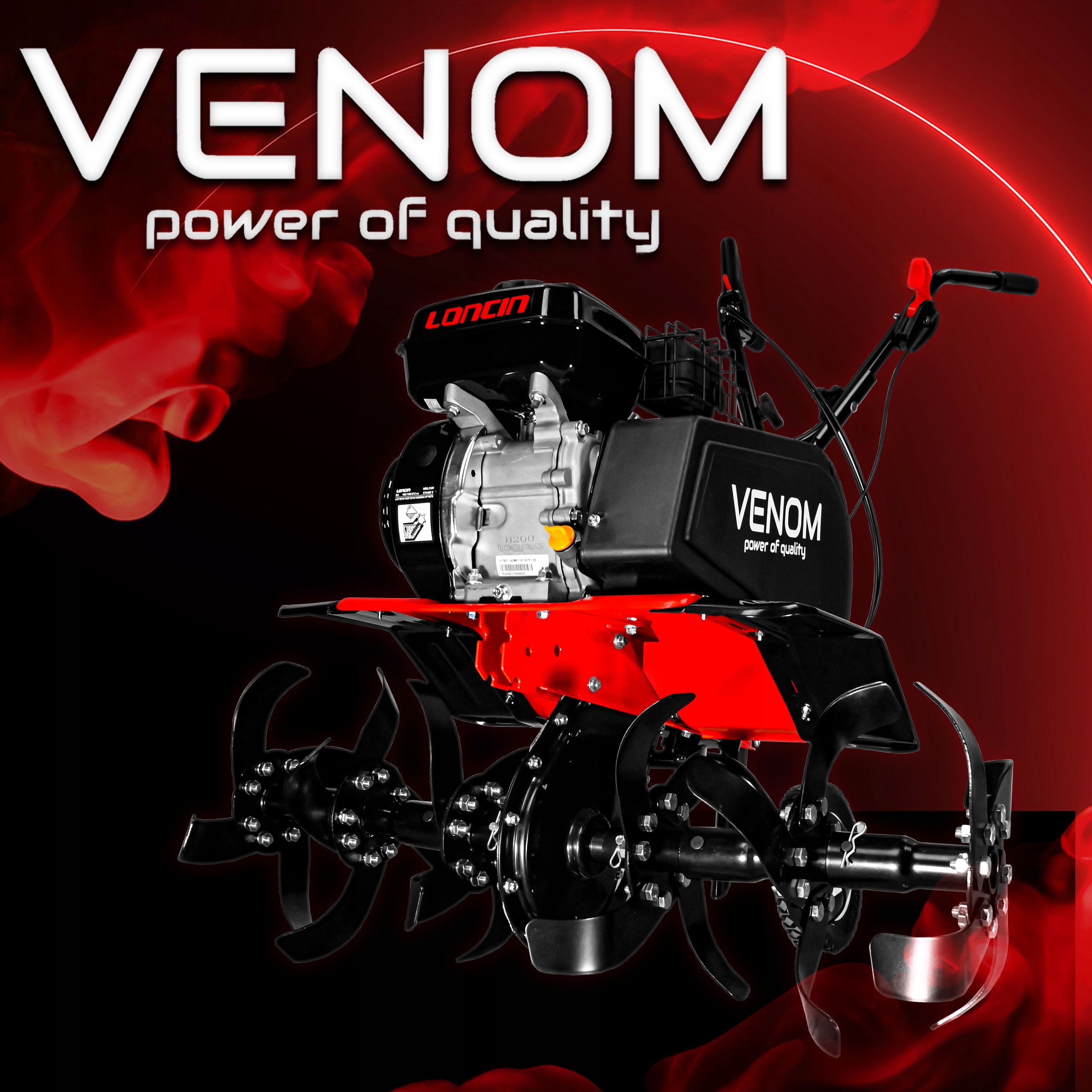 GLEBOGRYZARKA SPALINOWA 9,5 KM LONCIN 196cm KULTYWATOR DO GLEBY ZESTAW ORKA EAN (GTIN) 5905930602476