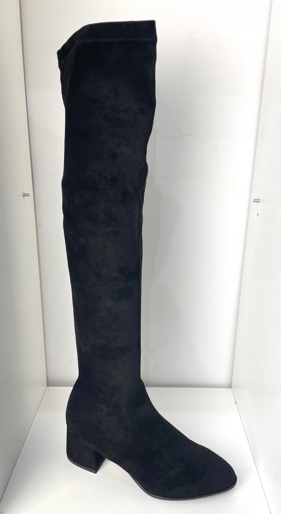 Dámské kozačky Sala kožené 9724/730 Černé/Laycr