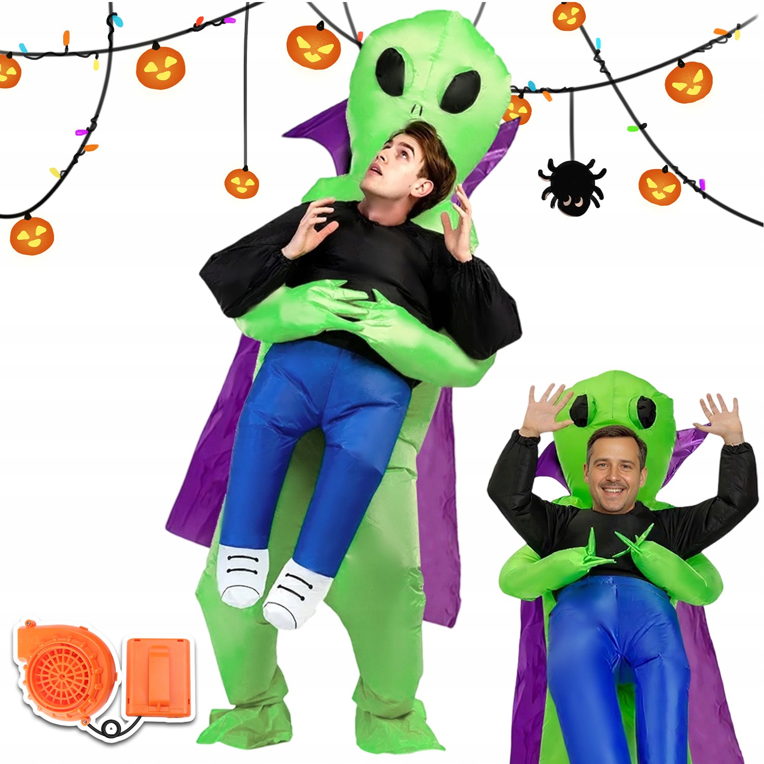 Kostým Nafukovací Kalhoty Mimozemské Dino Pro Dospělé 155-190 CM