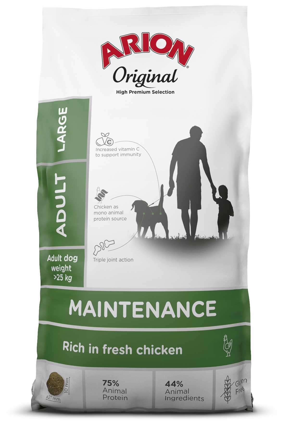 Arion Original Adult Large Maintenance Rich In Fresh Chicken 12KG Ob Wy