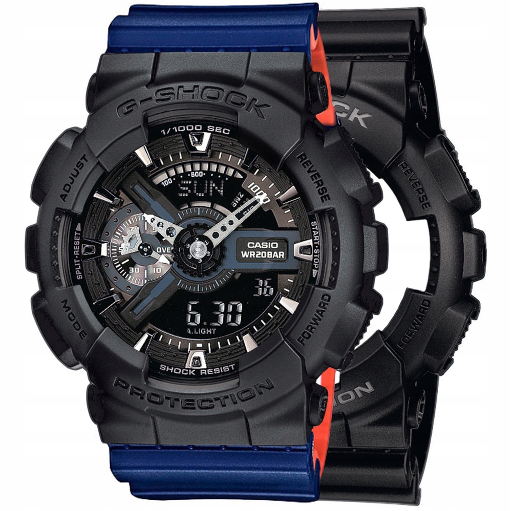 Hodinky Casio G-Shock Set GA-110-1BER Bezel 10358741 Pásek 10527467 20B