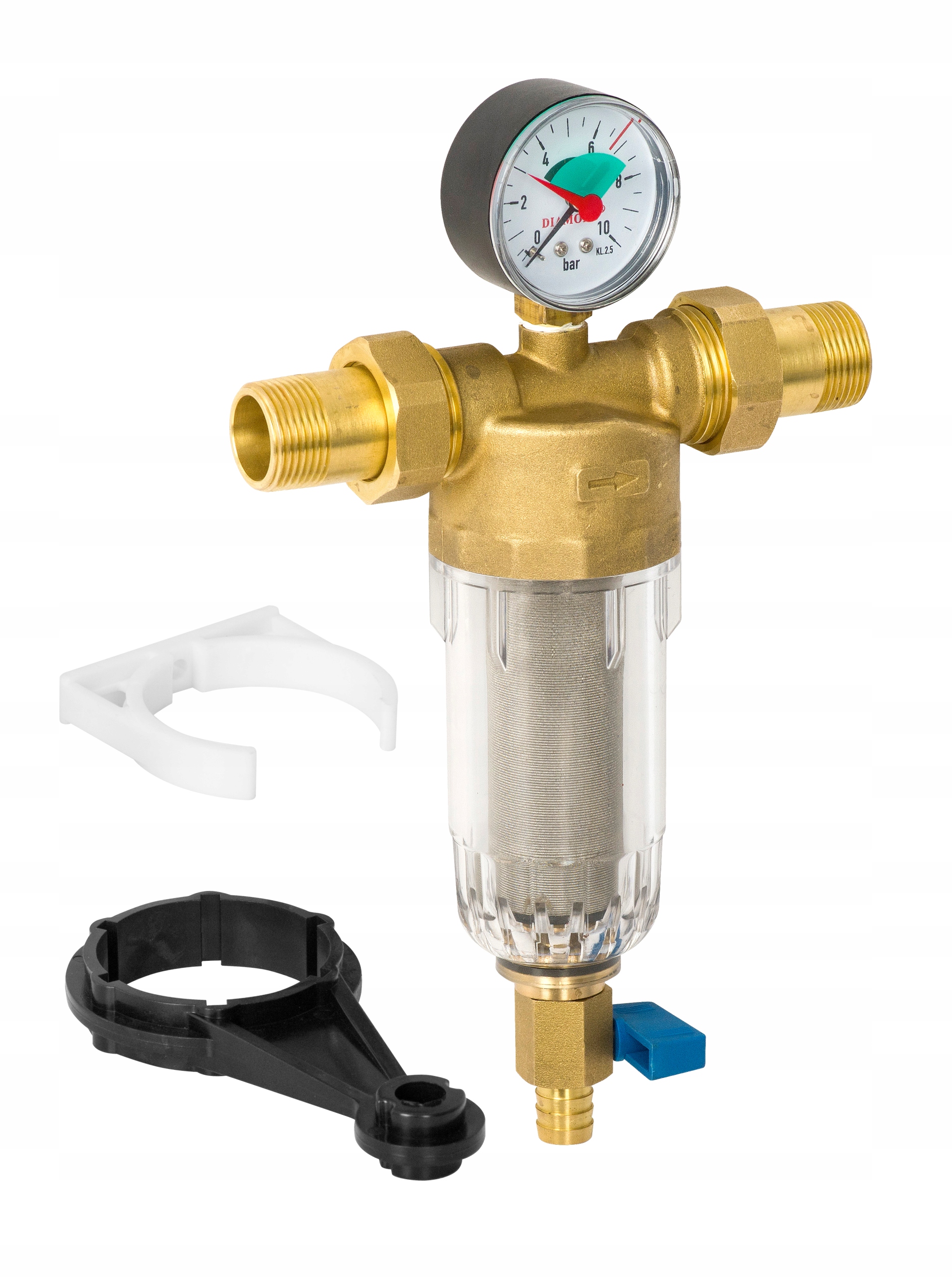 

Filtr Mechaniczny Samoczyszczący Z Manometrem 3/4