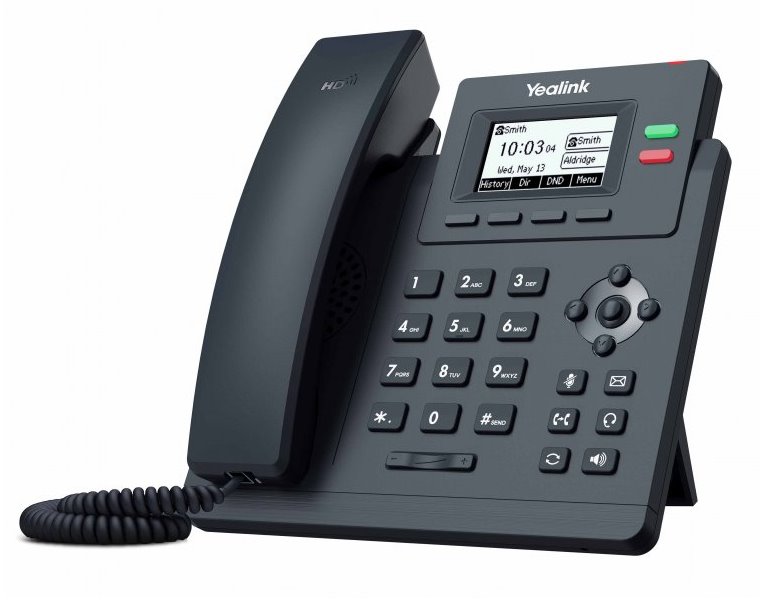 Yealink SIP-T31P Ip telefón 2x Sip Cz Sk displej 2x 100Mbit