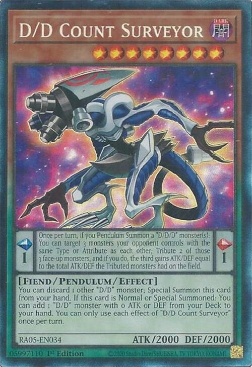 Yu-Gi-Oh! TCG: D/D Count Surveyor (CR) (RA05)