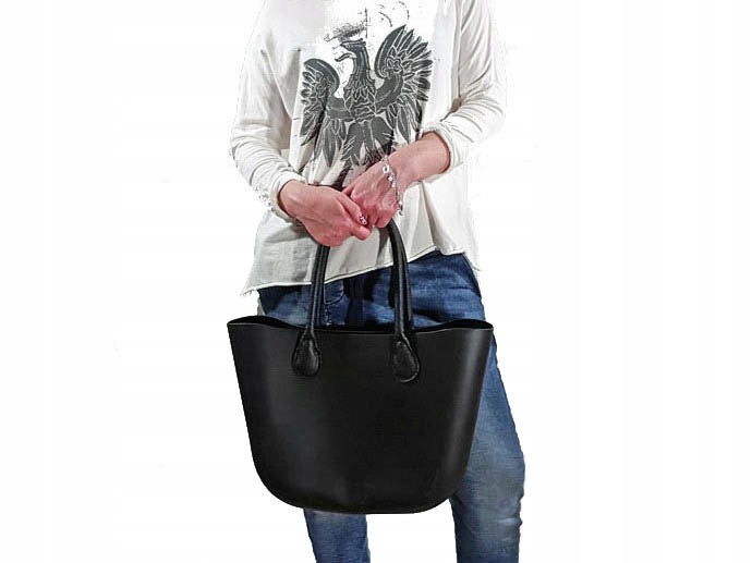 O TORBA GUMOWA TOREBKA JELLY SHOPPER BAG HOBO TGS