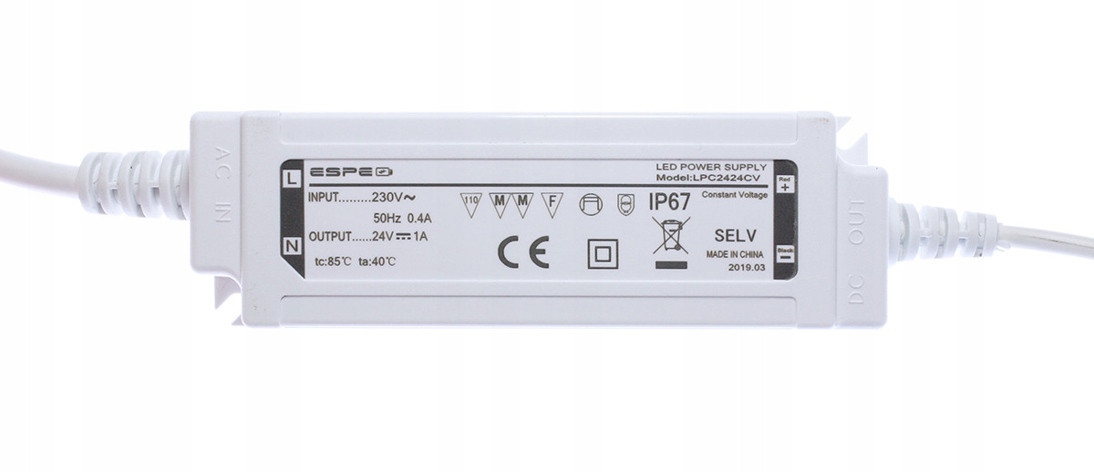 

Zasilacz Do Led 12V 5A 60W IP67 Wodoodporny