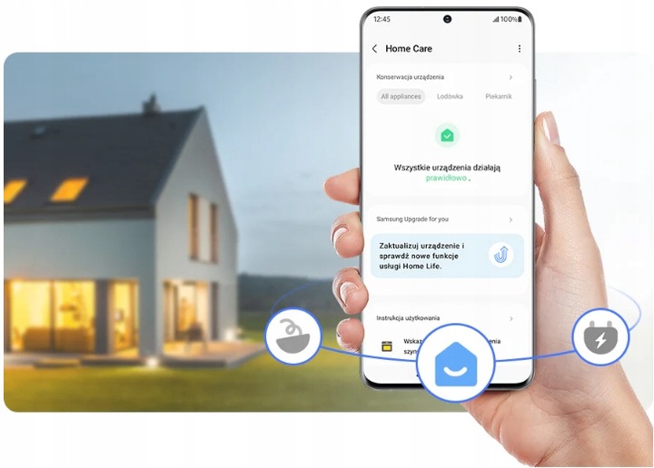 Lodówka Side by Side SAMSUNG RS65DG54M32C 178cm NoFrost No Frost tak