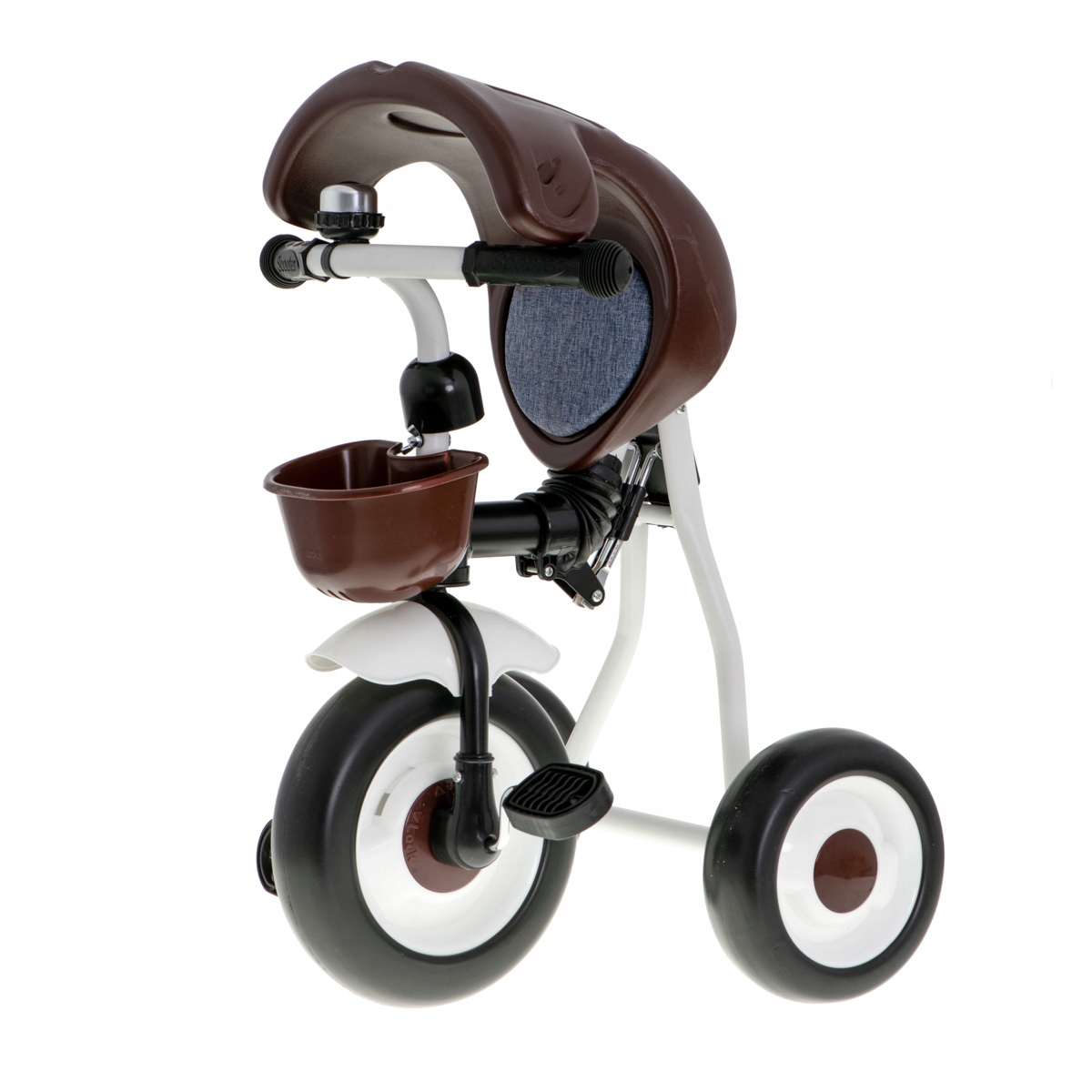 ROWER ROWEREK TRÓJKOŁOWY DZIECIĘCY Z OPARCIEM I KOSZYKIEM SOLIDNY SKŁADANY Marka bez marki