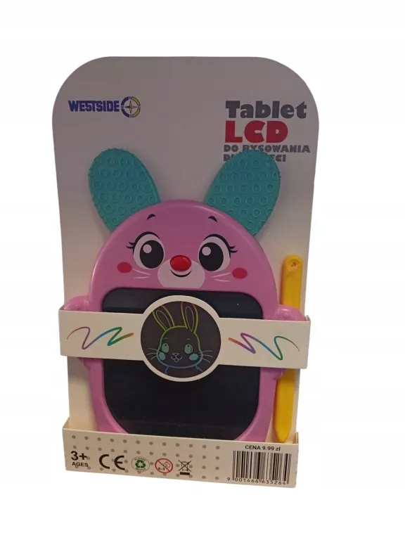 ROZOWY TABLET GRAFICZNY LCD + RYSIK DO RYSOWANIA