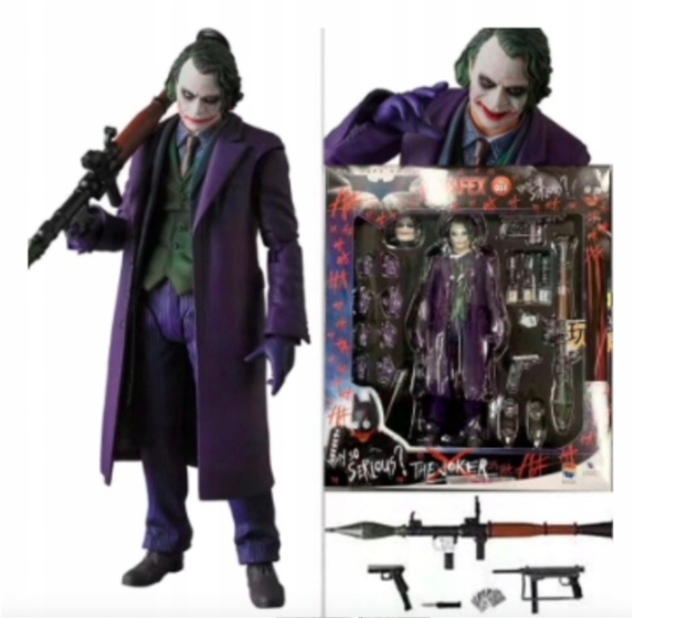 Pohyblivá figurka Joker Heath Ledger 16 cm mnoho doplňků