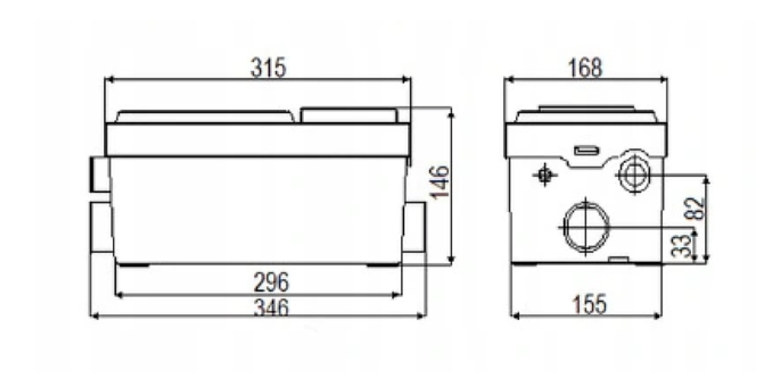 PRZEPOMPOWNIA WATERMAN MINI PRYSZNIC UMYWALKA Marka inna