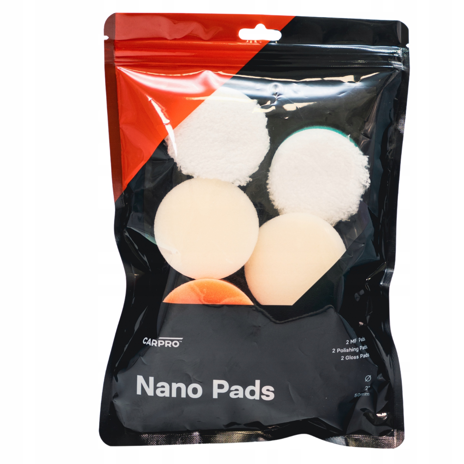 Carpro Nano Pads Sada leštících houbiček na lak s různou tvrdostí