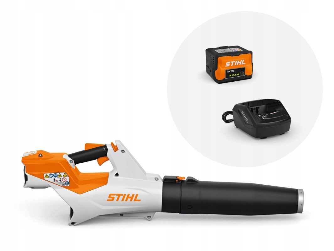 Dmuchawa akumulatorowa Stihl Bga 60 do liści na baterie Ak mocna dobra Set
