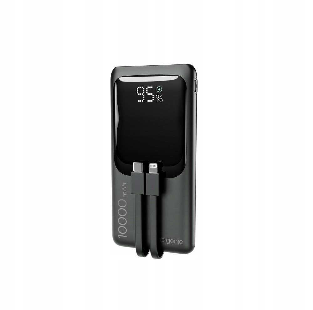Gembird Powerbank O Pojemności 10000MAH Z Wyświetlaczem LCD Zintegrowanymi