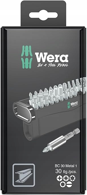 Wera Bit Check 30 Metal 1 sada bitů 30 ks držák