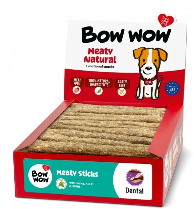 Przysmaki dla psa paluszki z kolagenem Bow Wow Dental 50szt