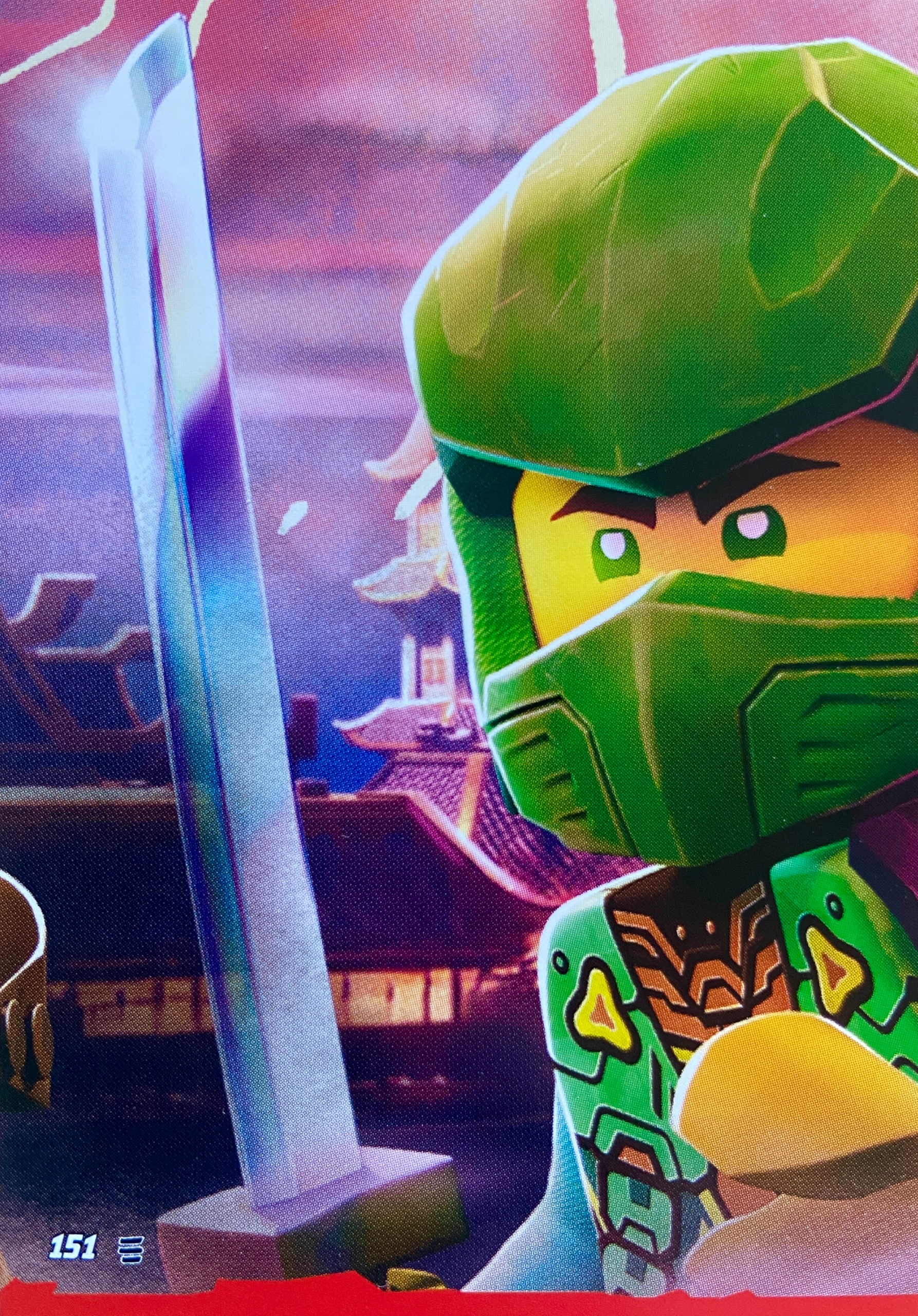 Lego Ninjago 2026 seria 11 Puzzle karta 151 Ostateczna Rozgrywka