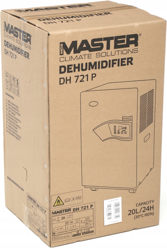 OSUSZACZ POWIETRZA MASTER DH 721 P Waga 19 kg