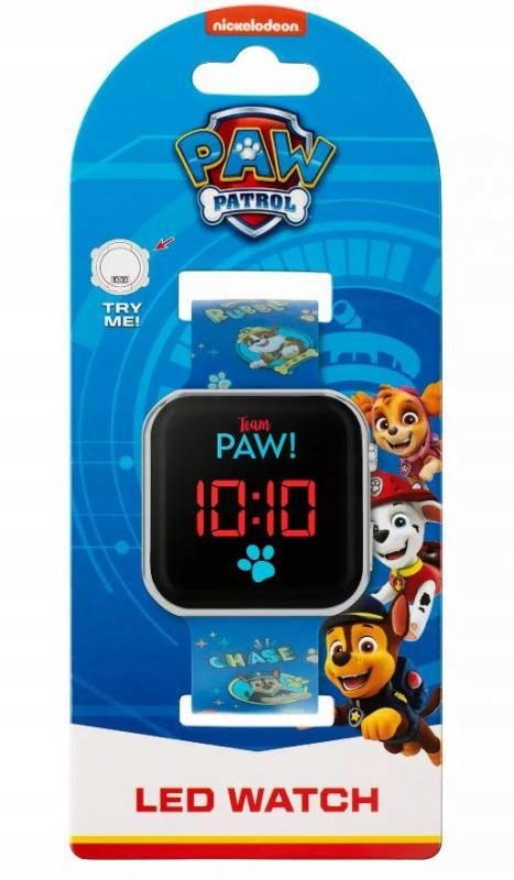 PSI PATROL ZEGAREK CYFROWY NA RĘKĘ DLA DZIECKA LED WATCH PAW PATROL