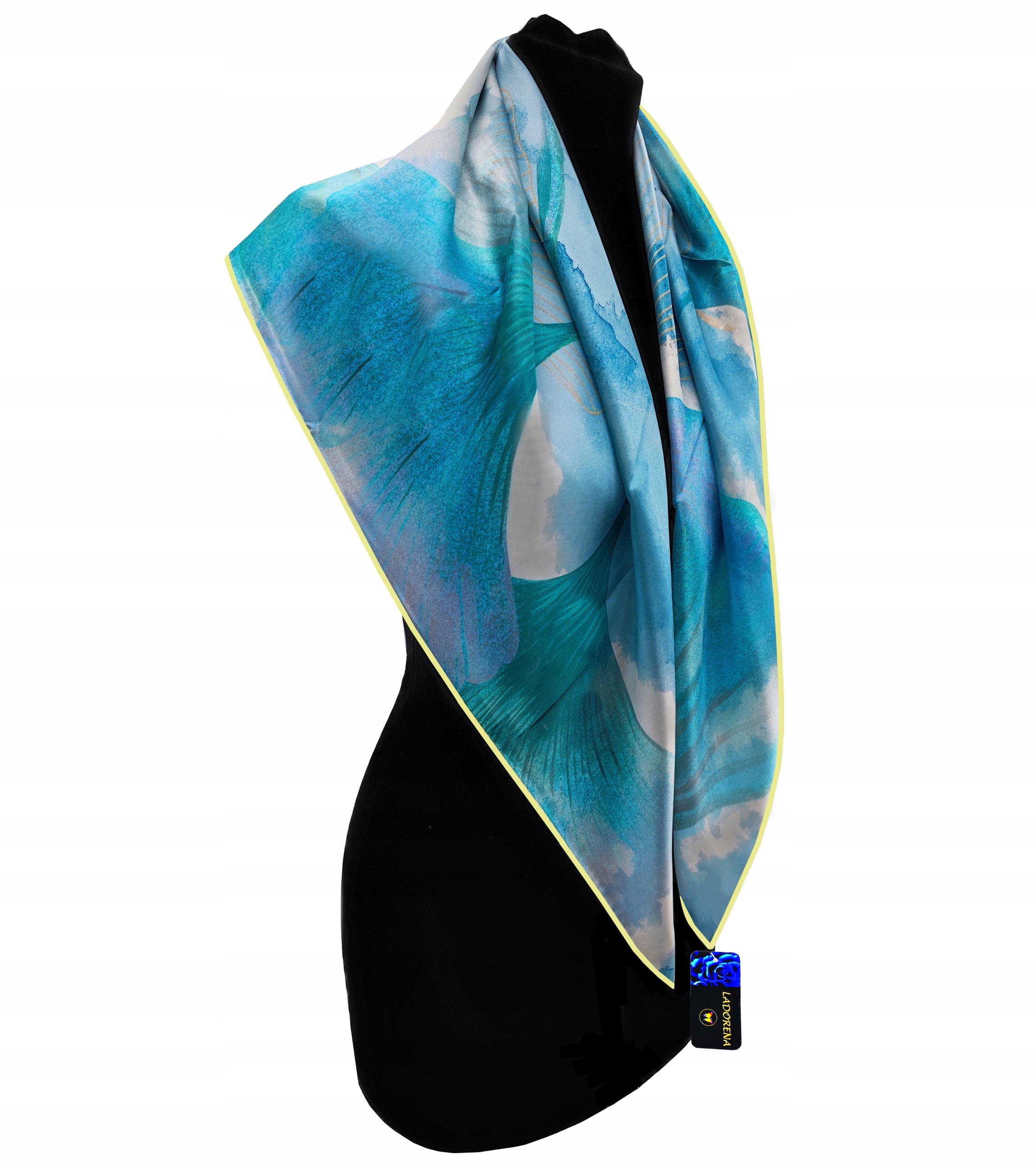 Hedvábný Šátek 100% Hedvábí Přírodní Morušový Prémiová Kvalita+