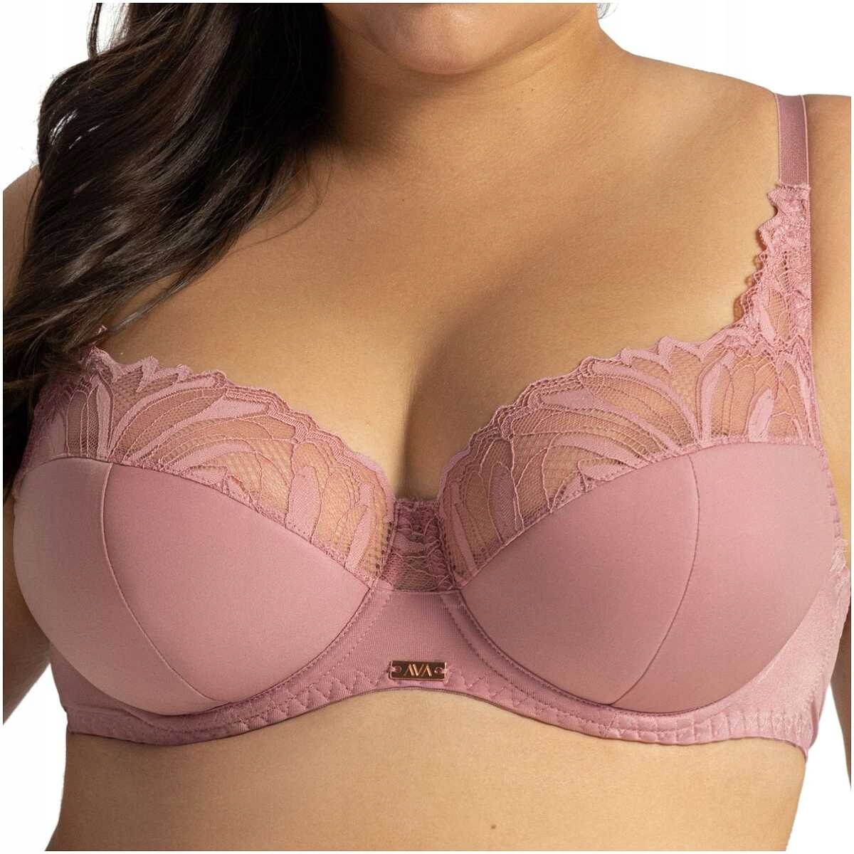 Ava Polovyztužená krajková podprsenka Yasemin 2105 pink peony 85C