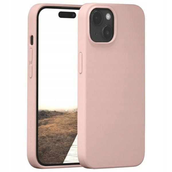 Pouzdro dbramante 1928 Monaco MagSafe pro iPhone 15 růžové/pink Sand