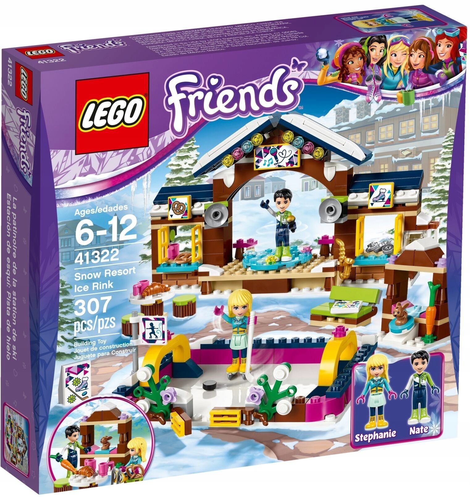 Lego Friends 41322 Kluziště v zimním středisku Nové