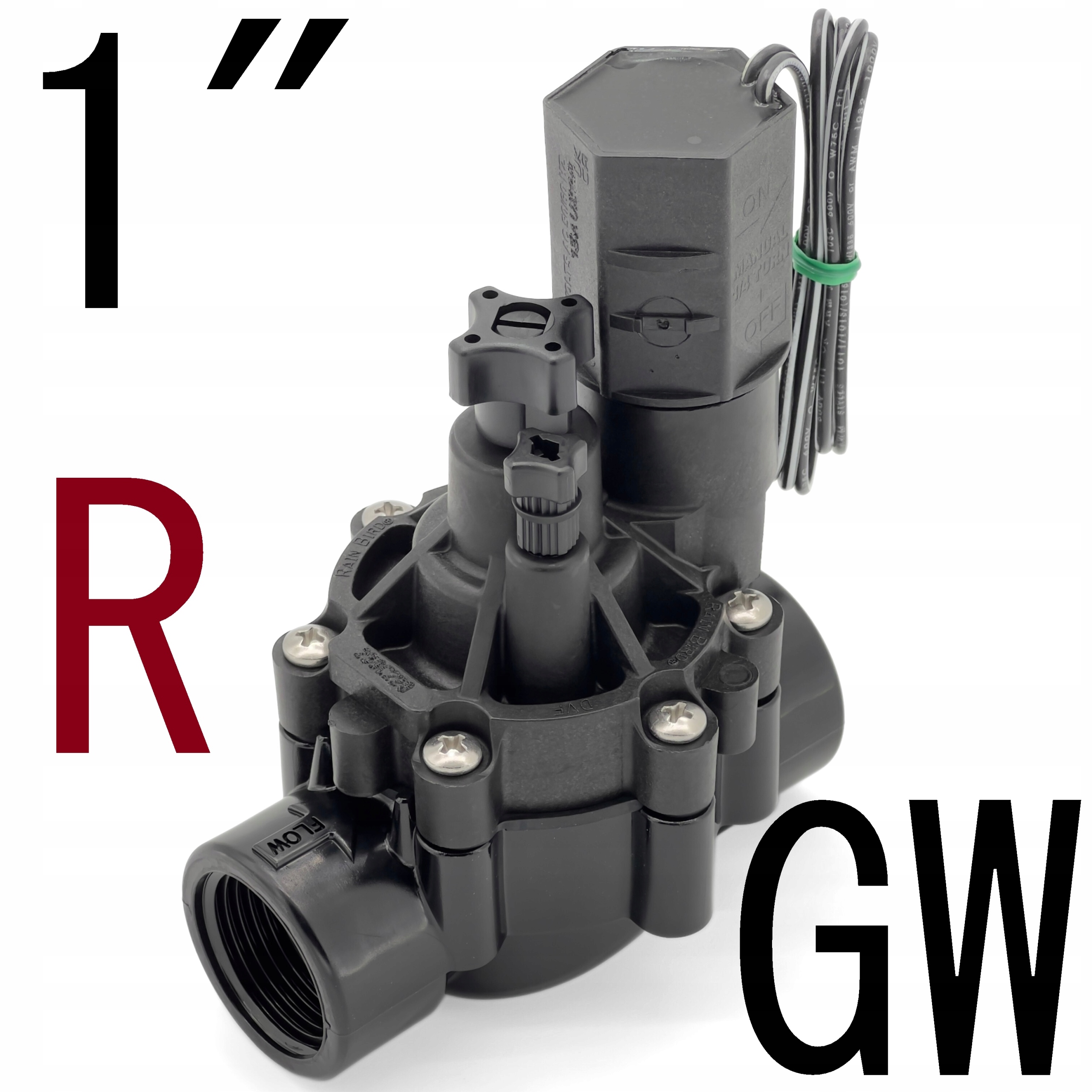 Elektrozawór Rain Bird 100-DVF z regulacją 24V