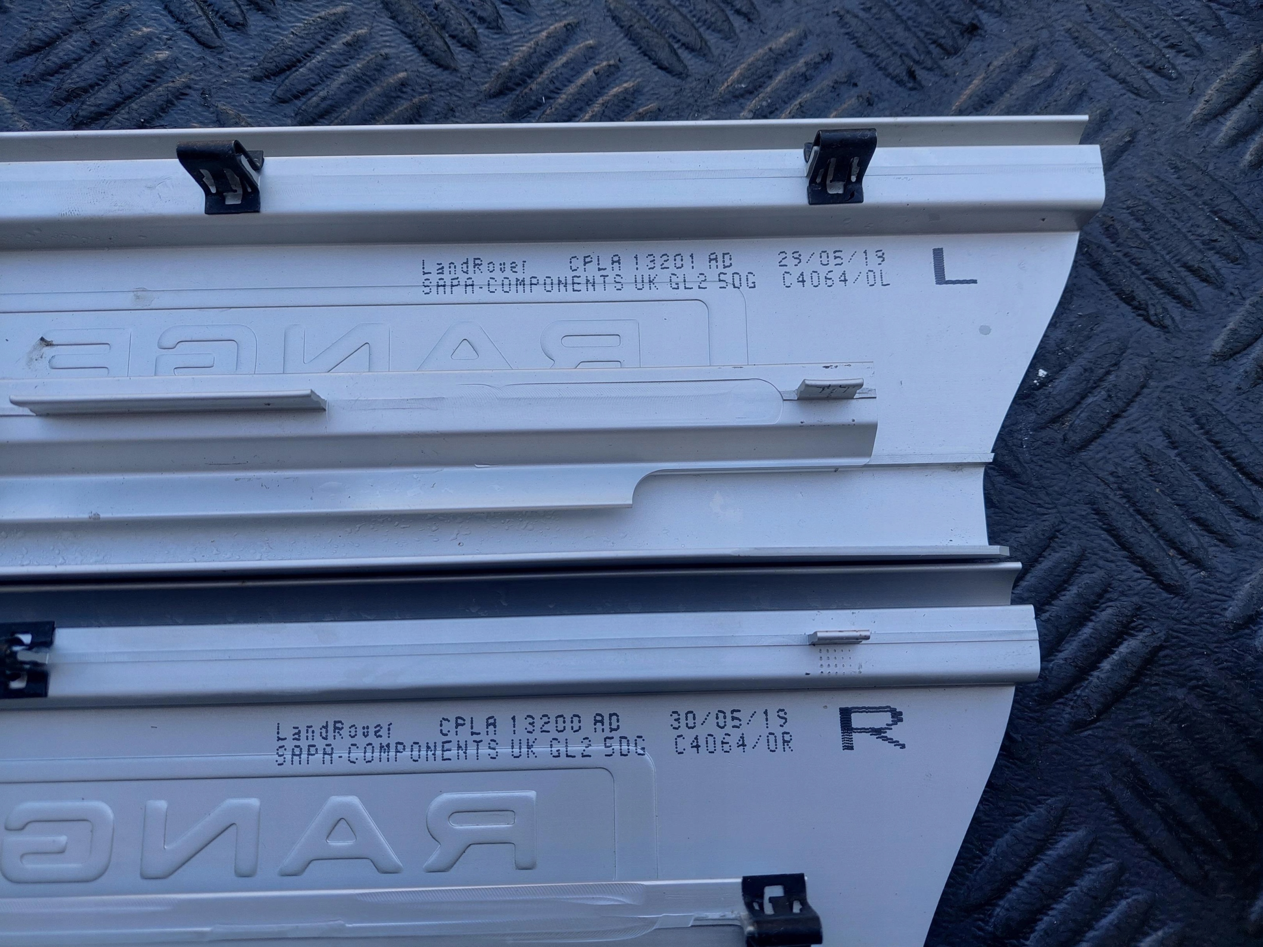 moulding threshold front rear part left right KOMPLET RANGE ROVER SPORT II L494 LIFT