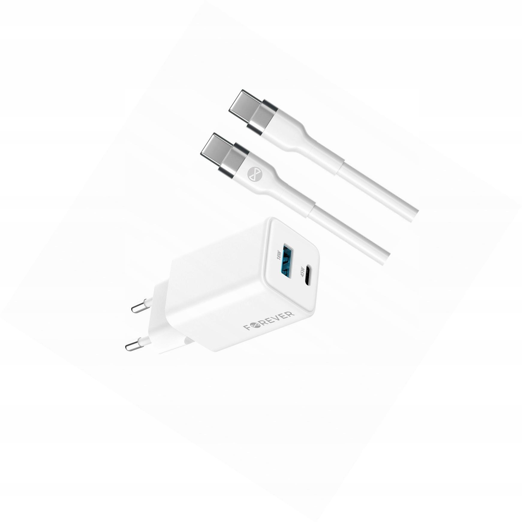 Szybka ładowarka GaN 45W Usb-c z kablem do Motorola Moto G73