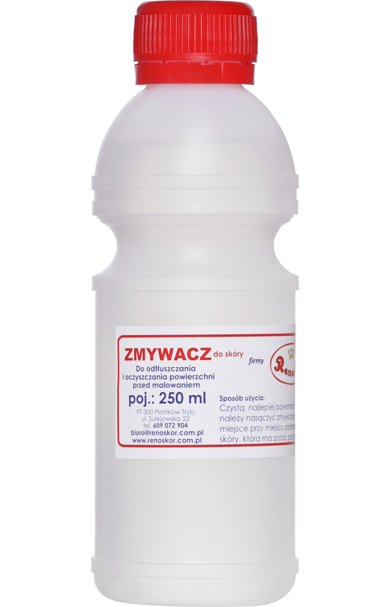 Zmywacz do skóry odtłuszczacz Renoskór 250ml