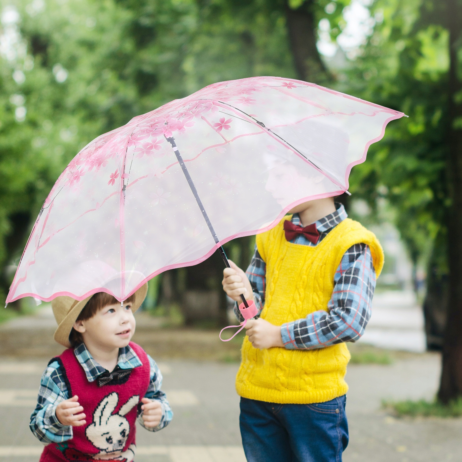 PRZEZROCZYSTY PARASOL SKŁADANY Marka bez marki