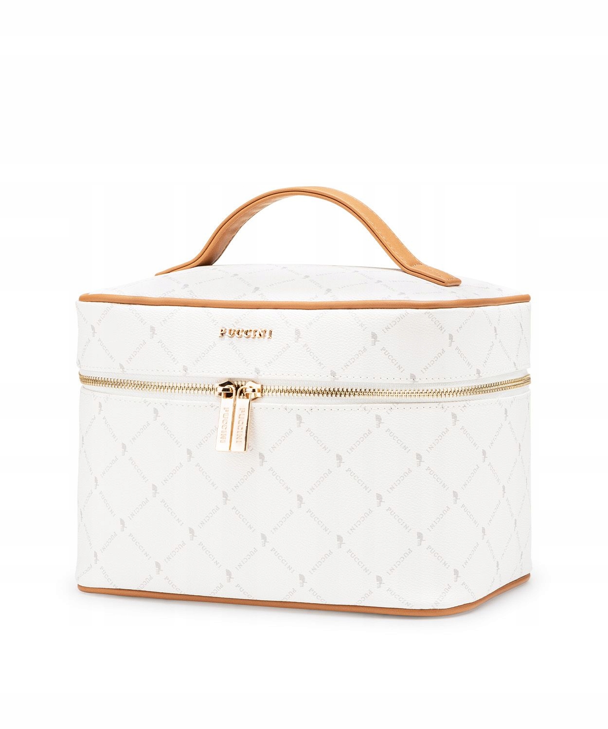 Kosmetyczka Damska Podróżna Duża Puccini Biała QLXP0039-0